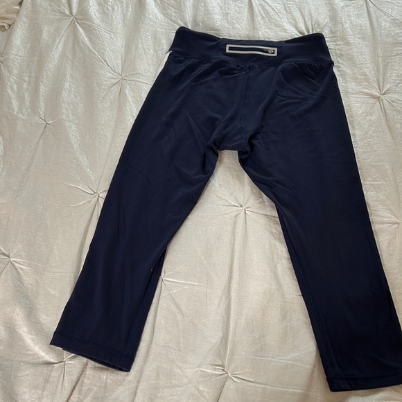 TORY BURCH SPORT NAVY CROPPED LEGGING - Picture 5 of 13
